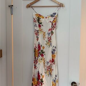 Reformation Multicolor Floral Maxi Dress